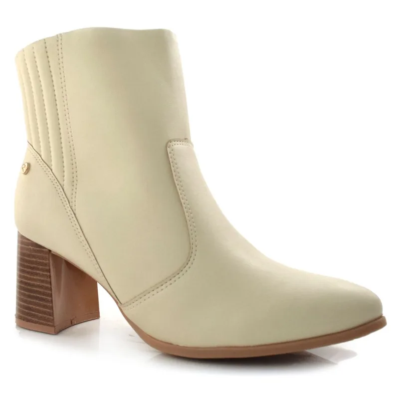 Ankle Boots Feminino Ramarim Off White 23-95121 36
