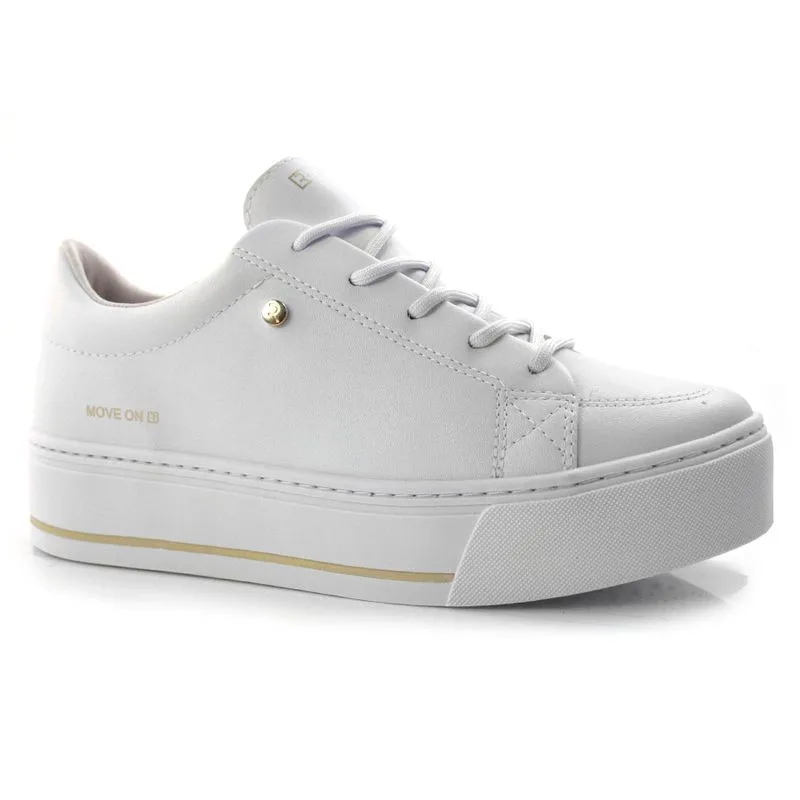 Tênis Flatform Feminino Ramarim Branco 22-97223 36
