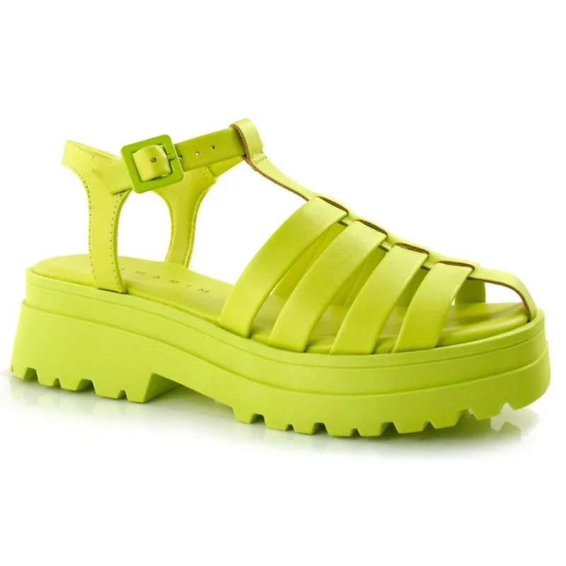 Sandália Fisherman Tratorada Ramarim Verde 22-38202 37