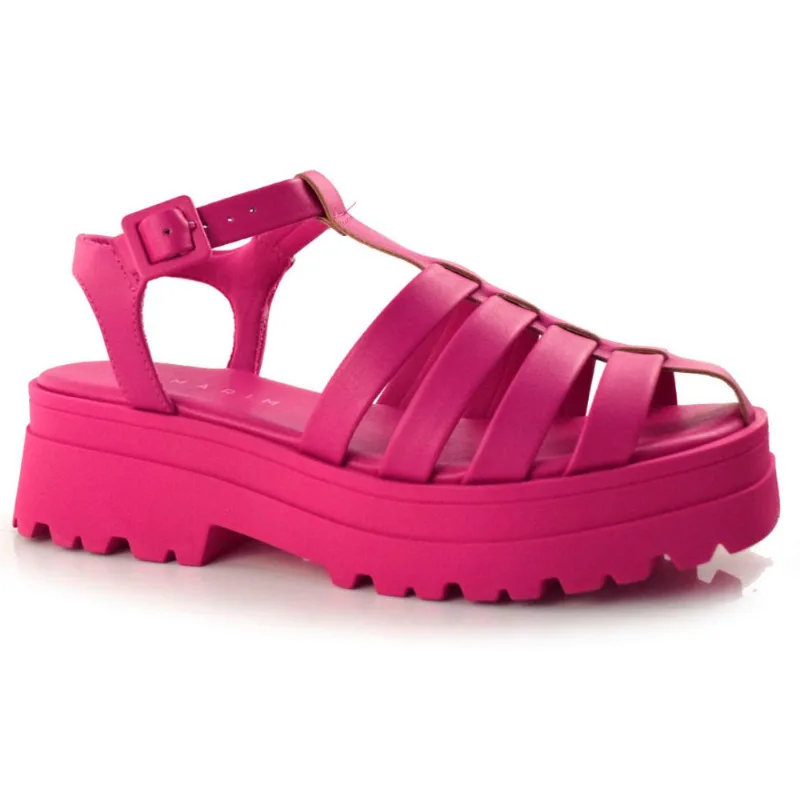 Sandália Fisherman Tratorada Ramarim Rosa 22-38202 38