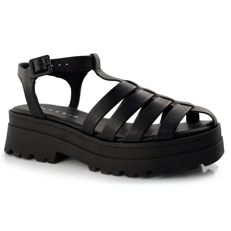 Sandália Fisherman Tratorada Ramarim Preto 22-38202 36