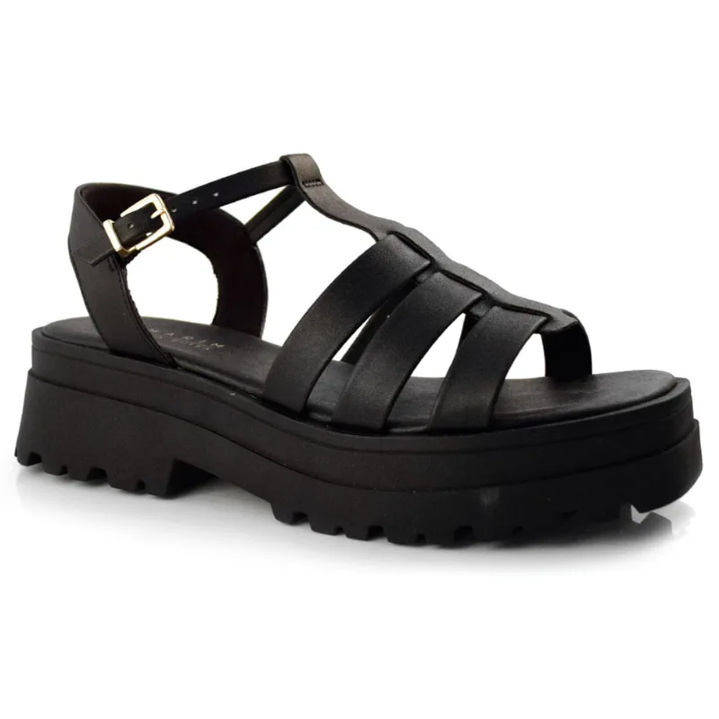 Sandália Fisherman Tratorada Ramarim Preto 22-38503 34