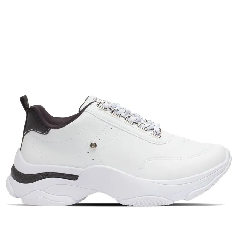 Tênis Feminino Ramarim Chunky Branco/preto - 36