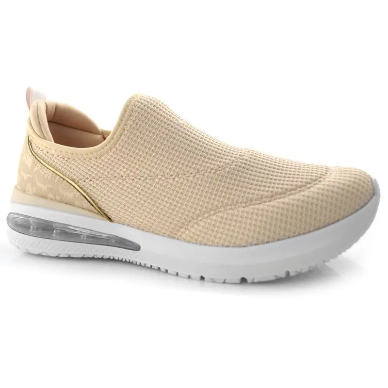 Tênis Feminino Comfortflex Bege 23-48301 35