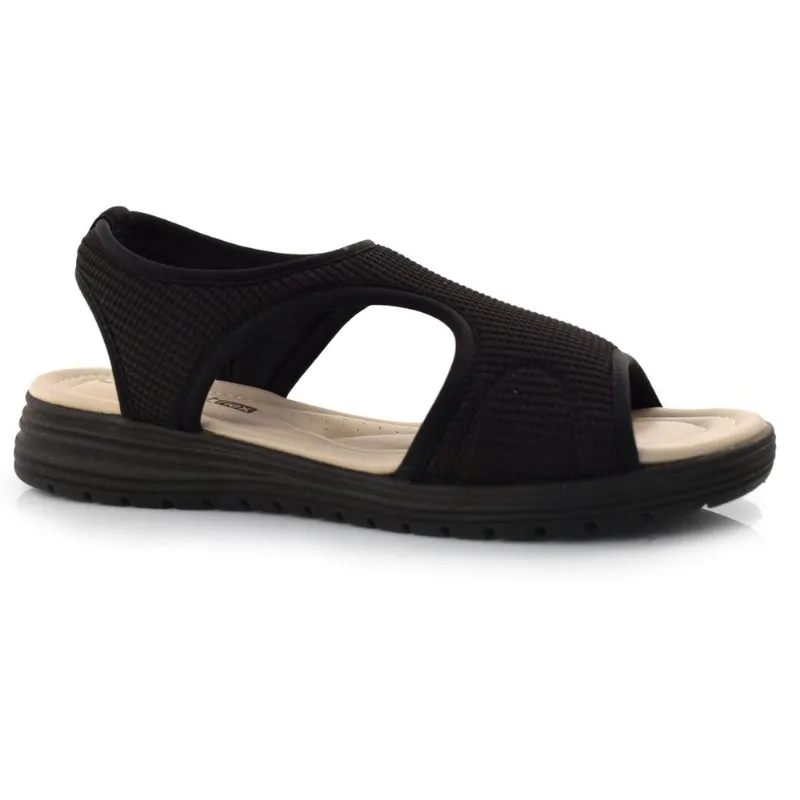 Sandália Rasteira Feminina Comfortflex Preto 23-51302 35