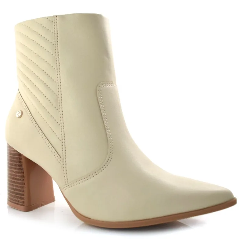 Ankle Boots Feminino Ramarim Off White 23-58124 39