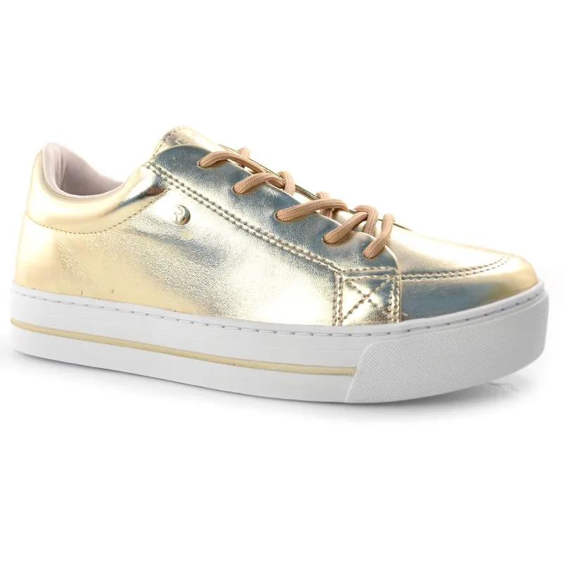Tênis Casual Feminino Ramarim Dourado 23-93123 36