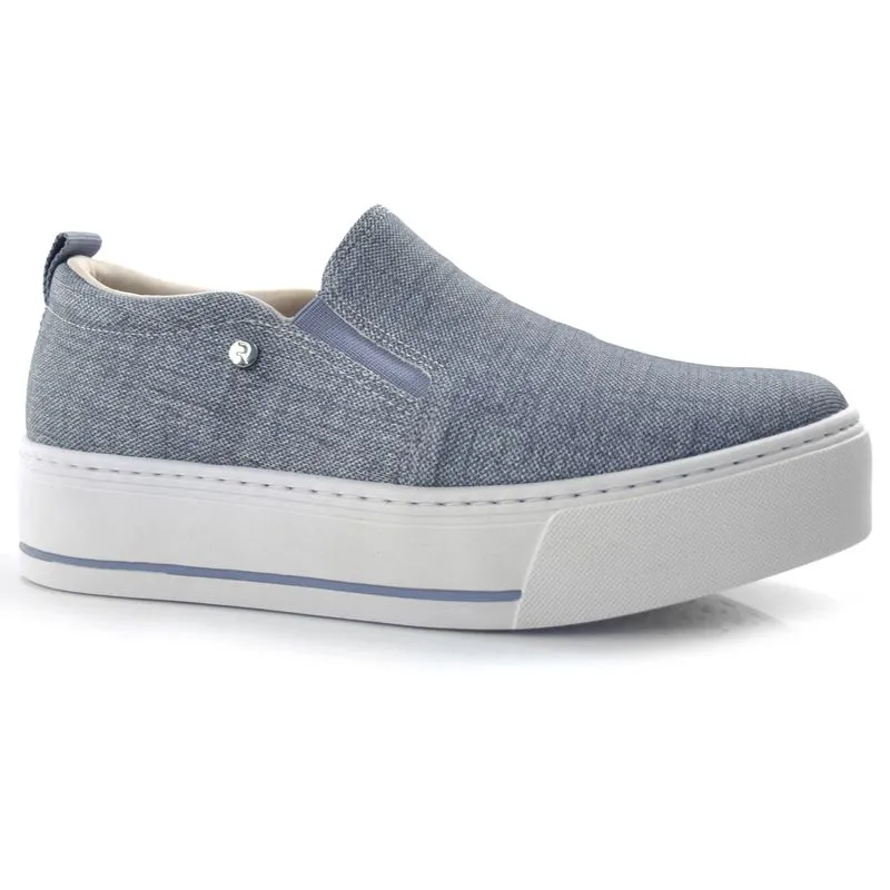 Tênis Slip On Feminino Ramarim Azul 23-97221 39
