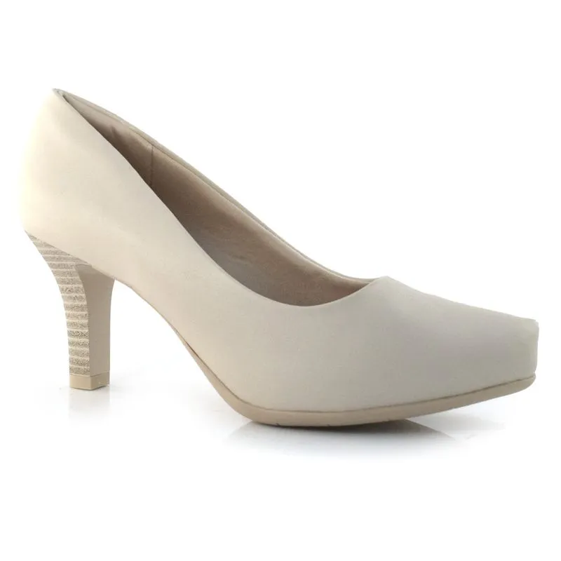 Scarpin Feminino Comfortflex Off White 23-85401 36