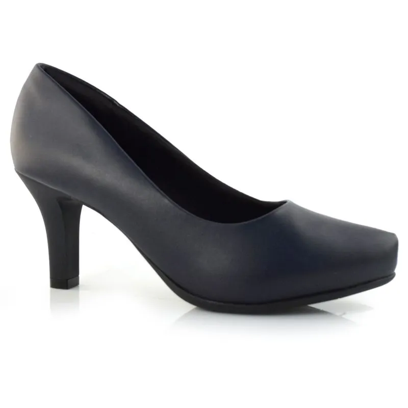 Scarpin Feminino Comfortflex Azul 23-85401 34