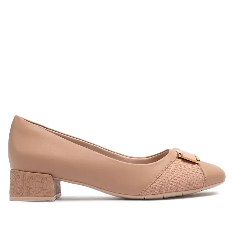 Scarpin Feminino Comfortflex Bege - 35