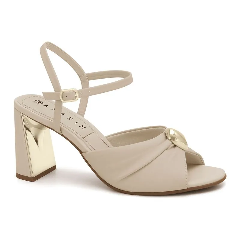 Sandália Salto Bloco Almond Ramarim 2522205-3 39