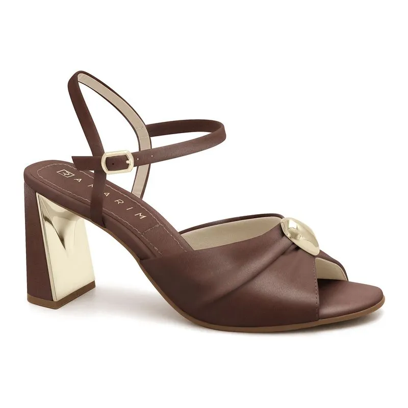 Sandália Salto Bloco Rum Ramarim 2522205-6 36