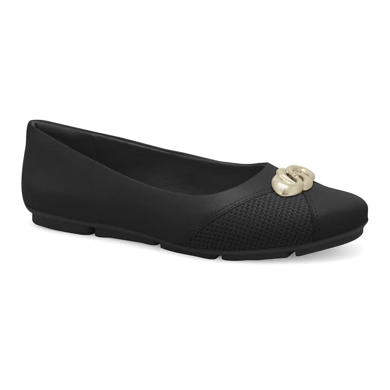 Sapatilha Ajuste Perfeito Preta Comfortflex 2563402-7 42