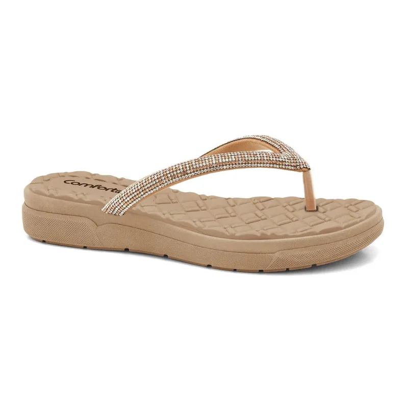 Chinelo Caqui Comfortflex 2542431-1 37