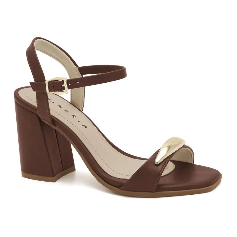 Sandália Salto Bloco Rum Ramarim 2541202-1 40