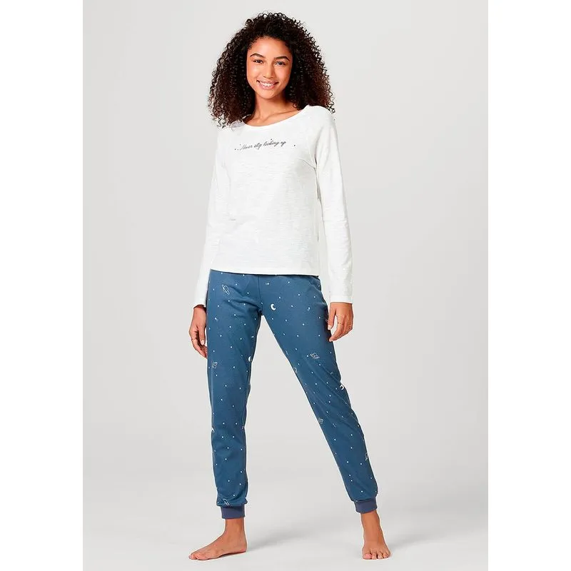 Pijama Longo Feminino Estampado