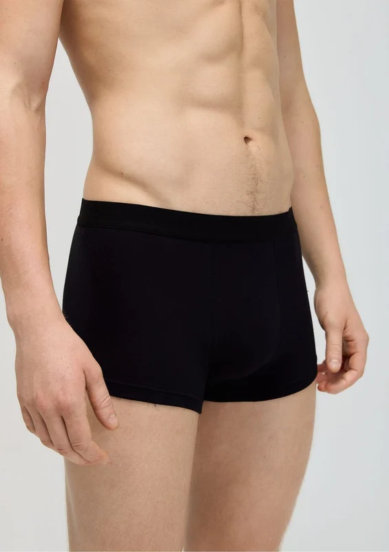 Kit Cueca Hering Sunga Em Algodão Com Elástico Masculina PACK2 - Preta M