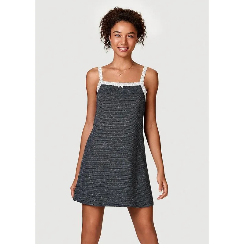 Camisola Feminina Com Renda