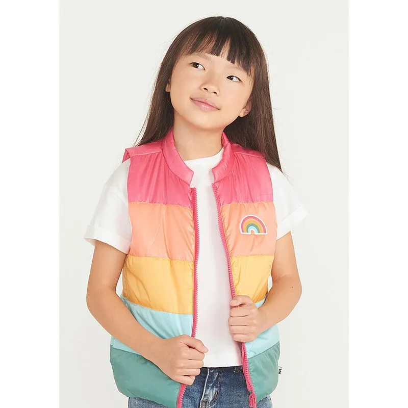 Colete Menina Arco-íris