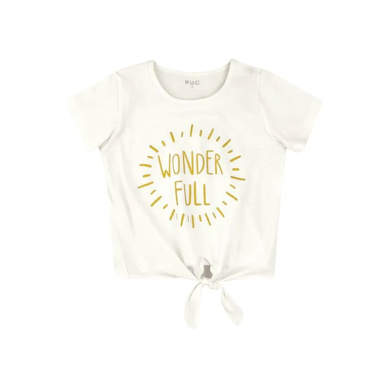 Blusa Bebê Menina Com Amarração