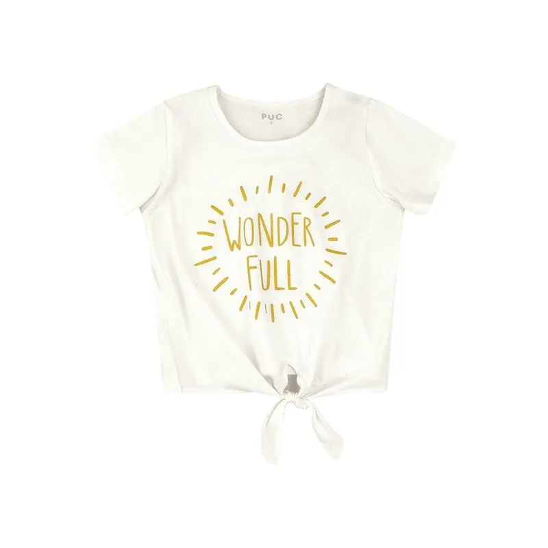 Blusa Bebê Menina Com Amarração