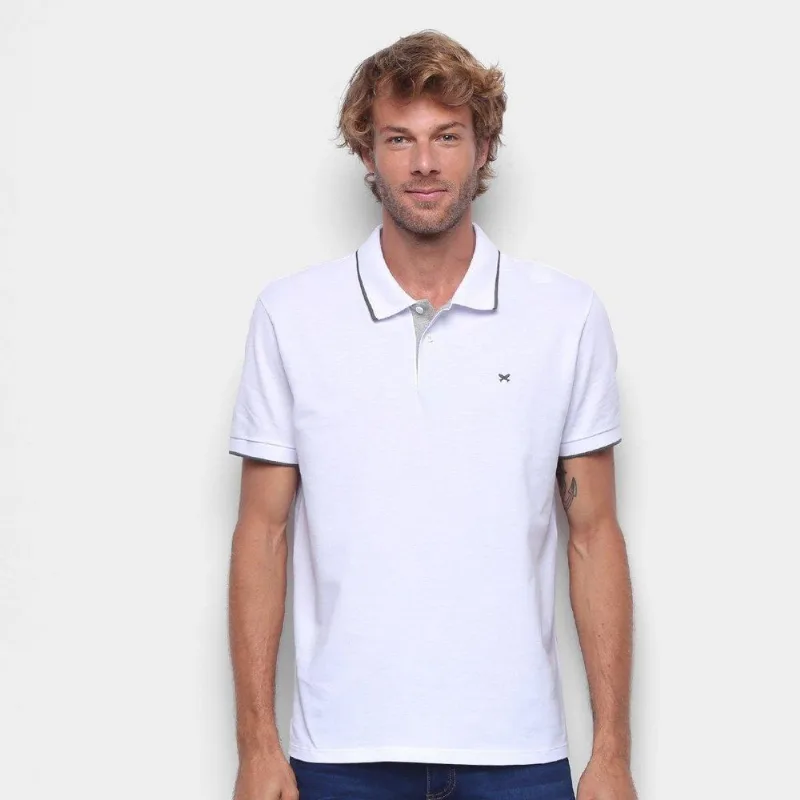 Camisa Polo Hering Masculina - Masculino - Branco
