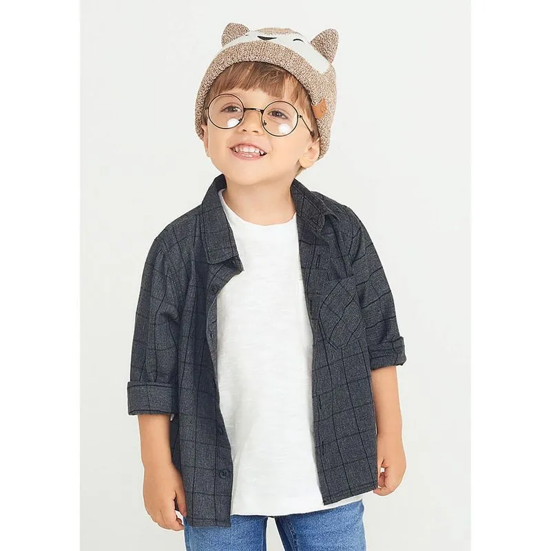 Camisa Bebê Menino Xadrez Junina