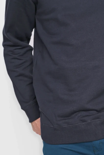Blusão Básico Hering Comfort Em Moletom Peluciado Masculino - Marinho XP
