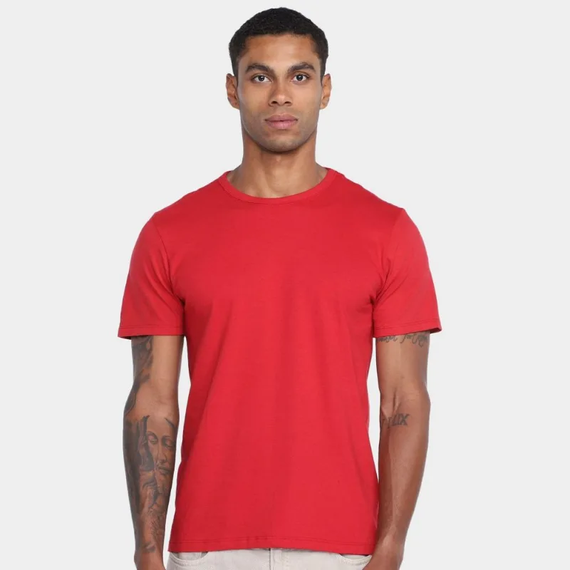 Camiseta Hering Slim Básica Masculina - Masculino - Vinho
