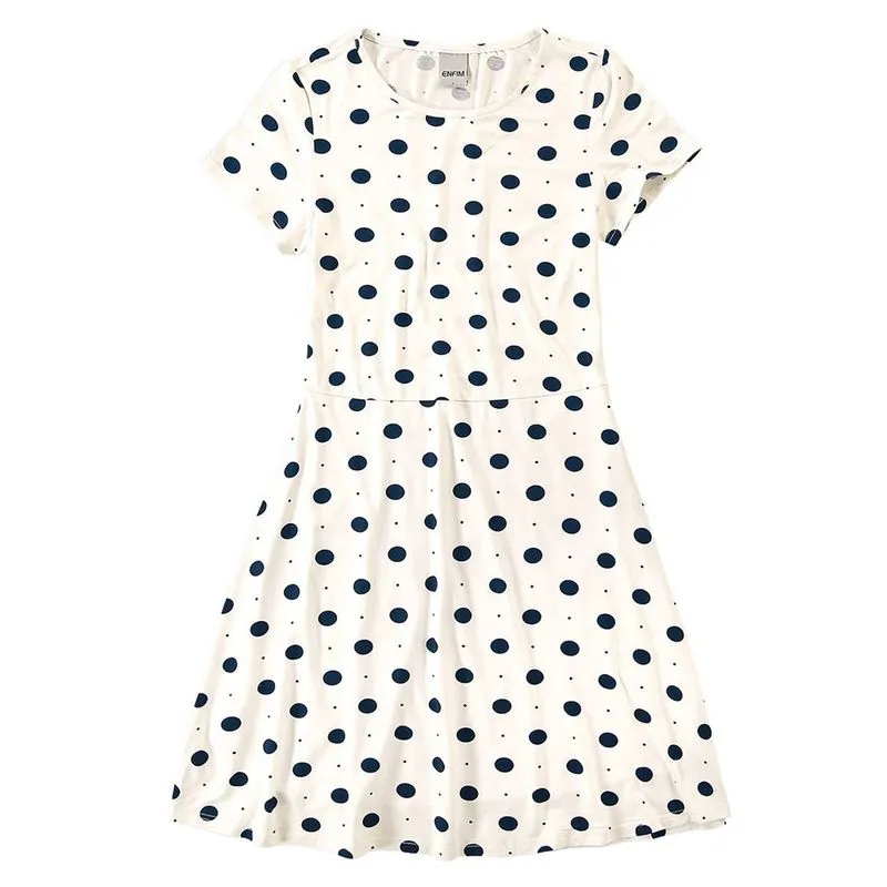Vestido Feminino Enfim Curto Rodado Em Malha