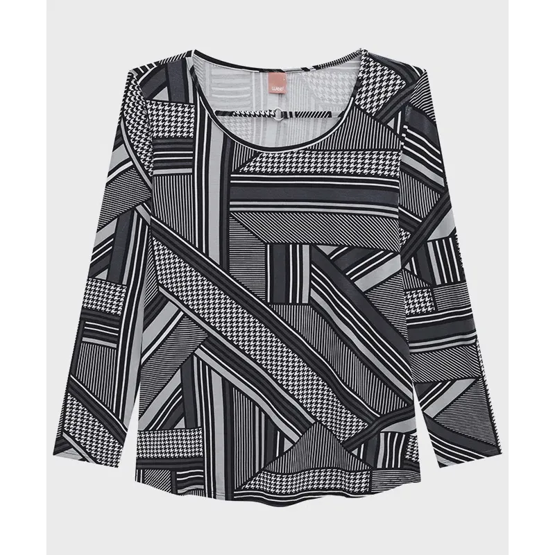 Blusa Feminina Manga Longa Malwee Wee Plus Size
