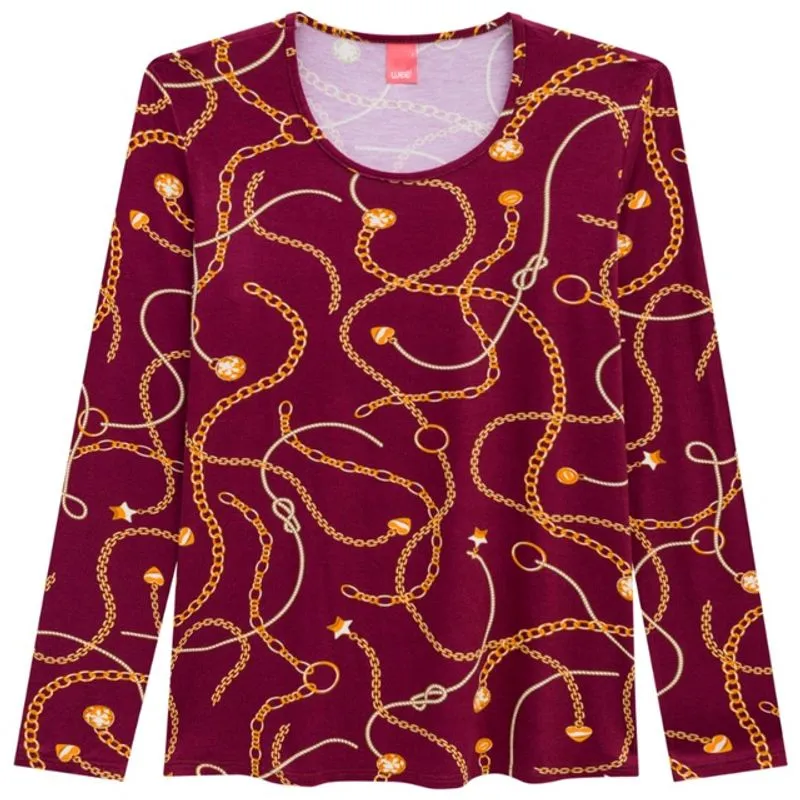 Blusa Feminina Manga Longa Malwee Wee Plus Size