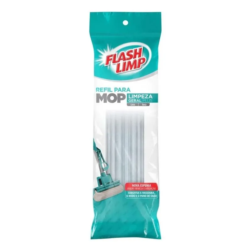 Refil Mop Limpeza Geral Plus Rmop7671 Flash Limp
