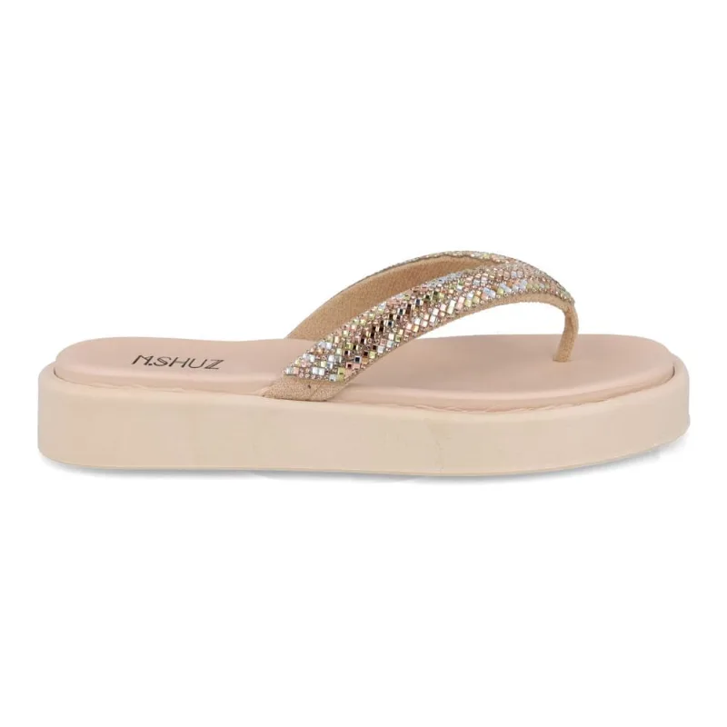 Tamanco M Shuz Feminino Amêndoa 37
