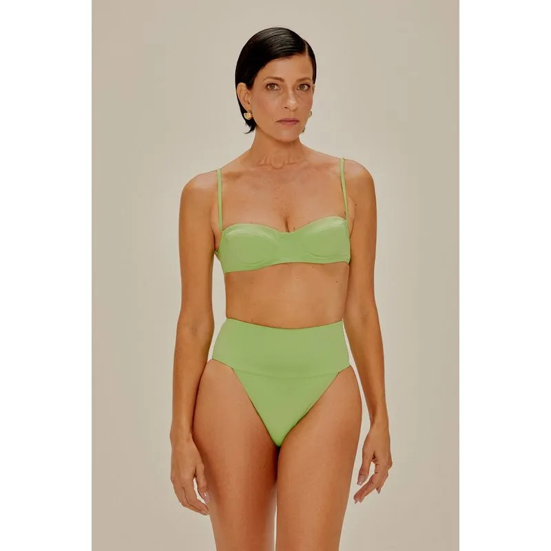 Biquíni Calcinha Pala Larga Liso Aposta VERDE HORTELA GG/XL