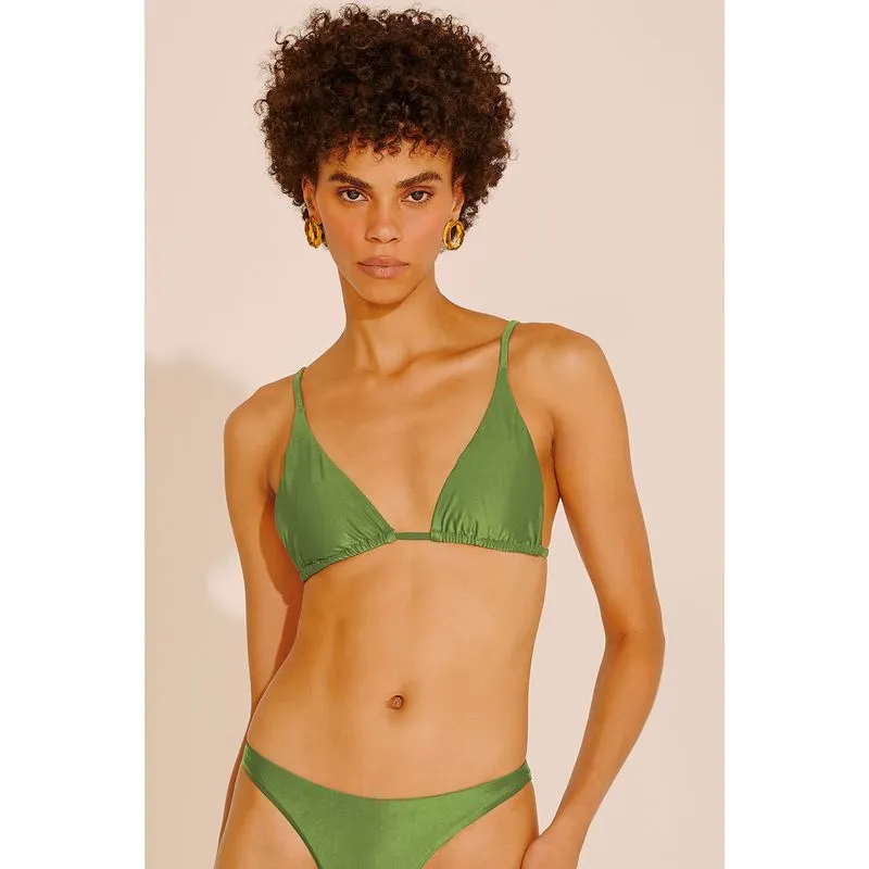 Biquíni Sutiã Alongado Liso Clássico VERDE BURITI GG/XL