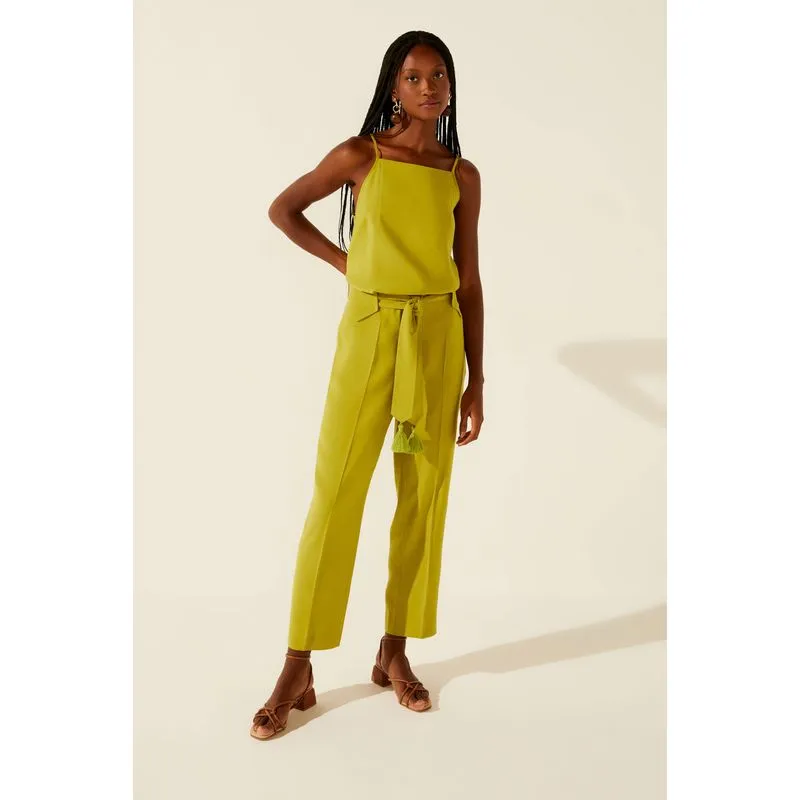 Calça Reta Faixa Samambaia VERDE/GREEN M/M