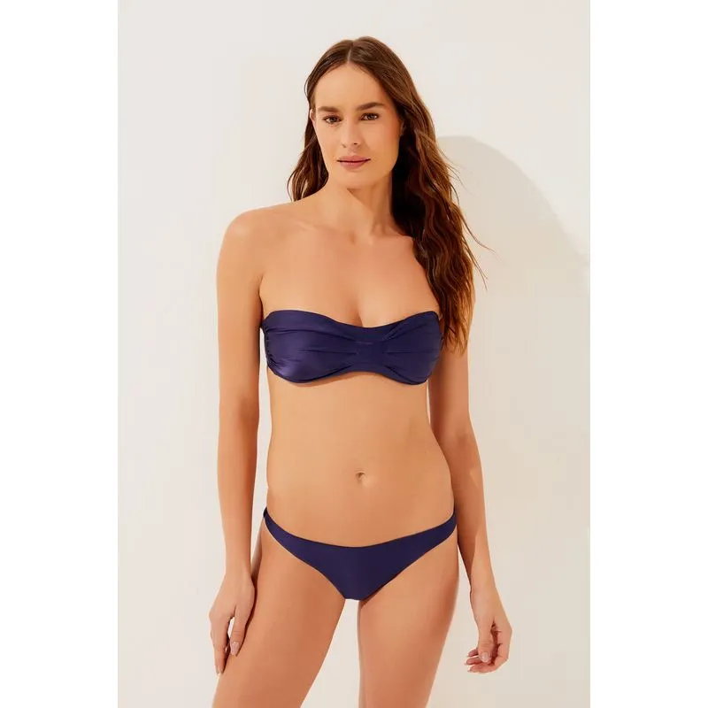 Biquíni Calcinha Asa Delta Liso Clássico AZUL MARINHO/NAVY BLUE P/S