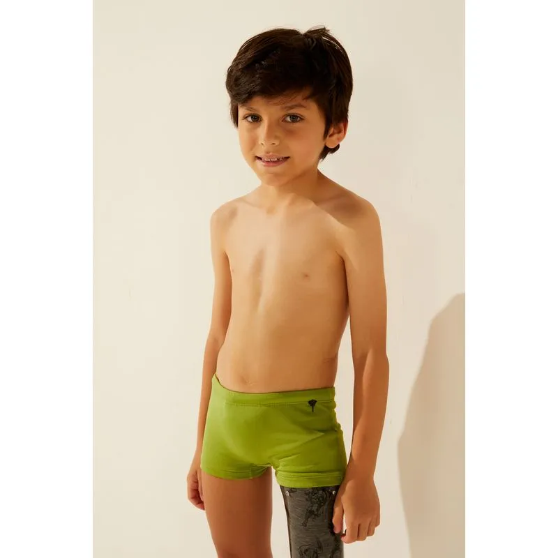 Sunga Infantil Boxer Clássica VERDE/GREEN GG/XL