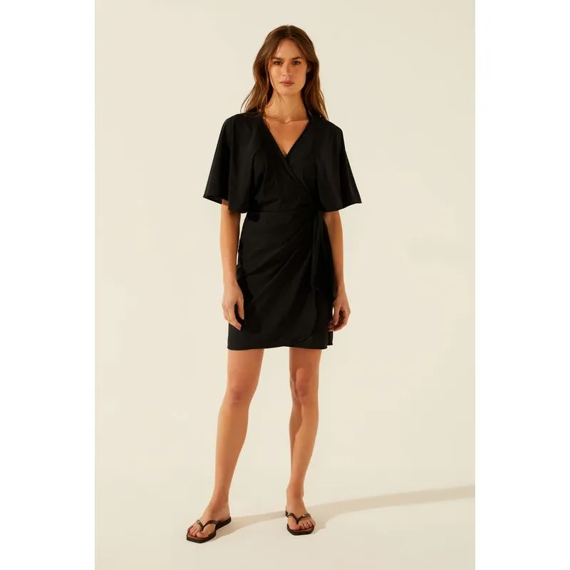 Vestido Curto Liso CLássico PRETO/BLACK M/M