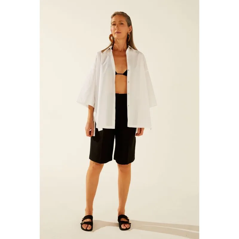 Camisa Manga Curta Oversized Bandana Manada BRANCO/WHITE M/M