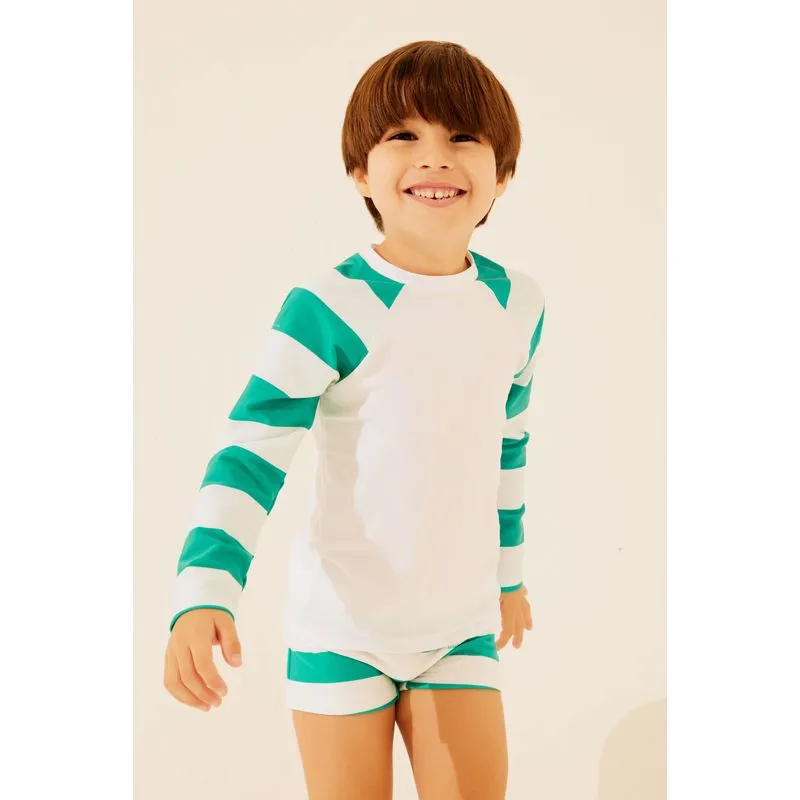 Blusa Infantil Manga Longa Atlântico VERDE/GREEN PP/XS