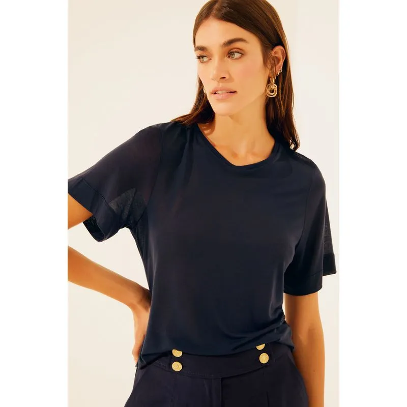 Camiseta Manga Curta Gola Careca Porto AZUL MARINHO/NAVY BLUE M/M