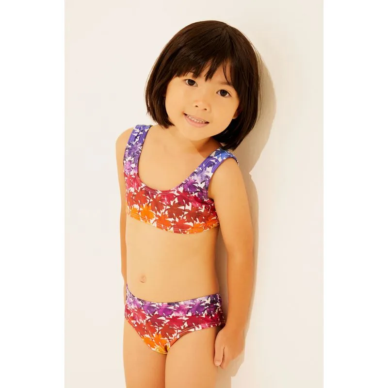 Biquini Infantil Camiseta Coqueiro Color Tie Dye AZUL/BLUE GG/XL
