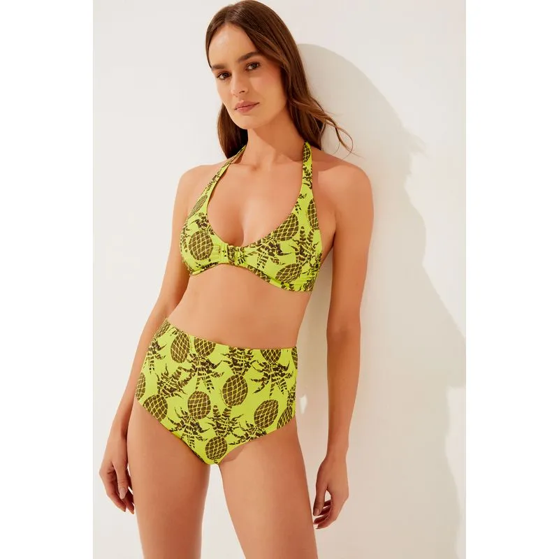 Biquini Calcinha Hot Pants Abacaxi VERDE/GREEN GG/XL