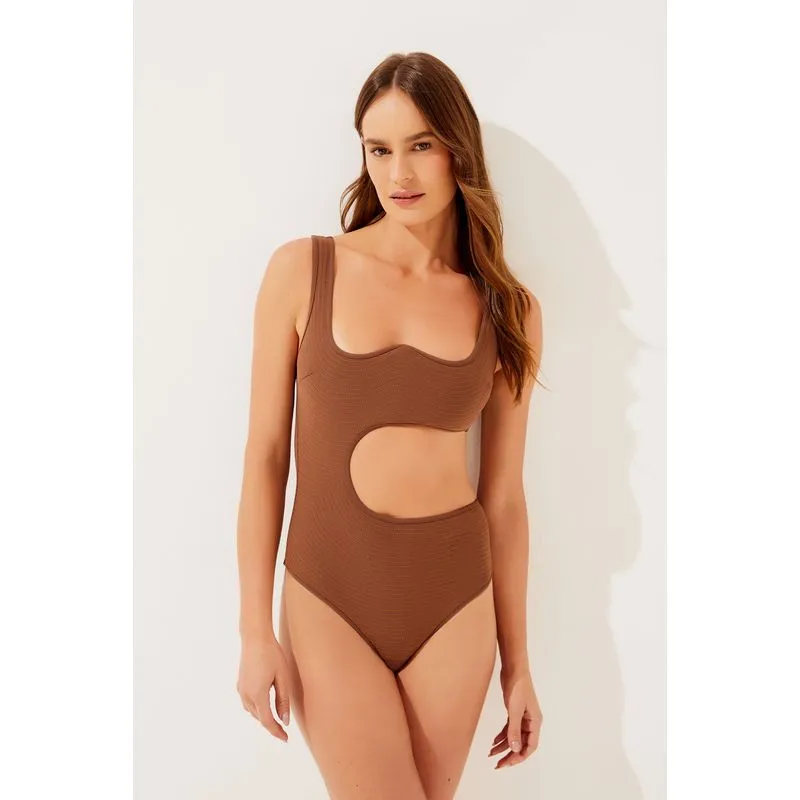 Body Alça Matelassê Raízes MARROM/BROWN M/M