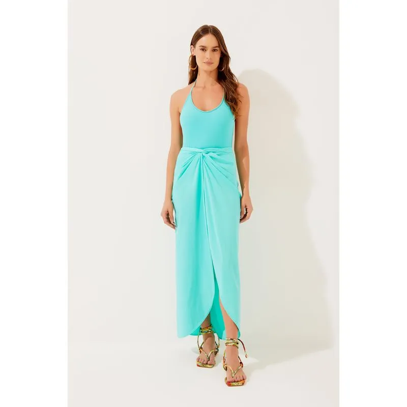 Saia Midi Multi Amarrações Tear AZUL/BLUE GG/XL