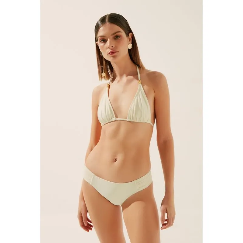 Biquíni Calcinha Lateral Média Coco OFF WHITE/OFF WHITE PP/XS