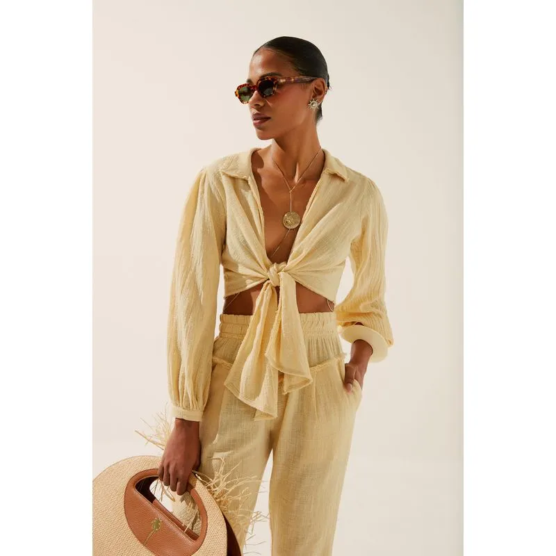 Camisa Manga Longa Litoral Frescor BEGE/BEIGE GG/XL